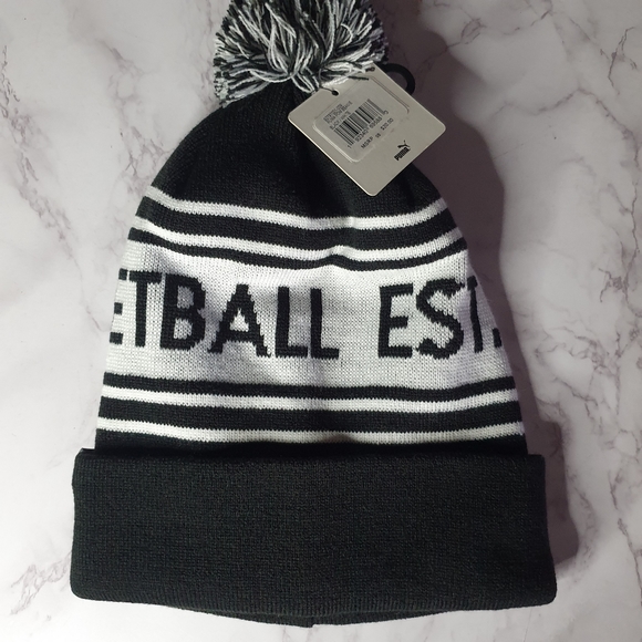 Nwt Puma Basketball pom beanie - Picture 3 of 5
